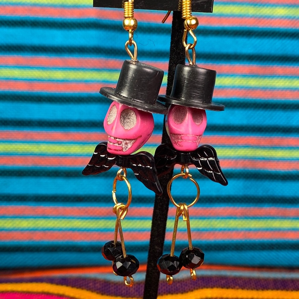 SKULL angel EARRINGS